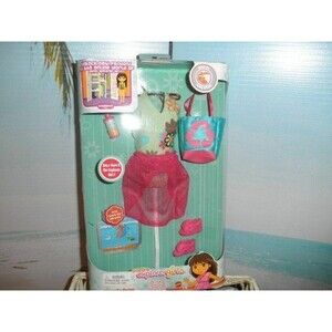 NEW by NICKELODEON, DORA'S EXPLORER GIRLS DOLL CLOTHES "SURF & SAND "